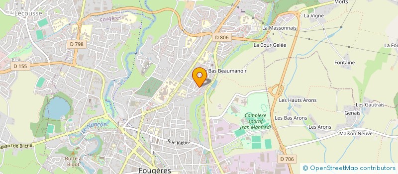 localisation de l'entreprise MADAME GABRIELLE CIESLA à FOUGERES