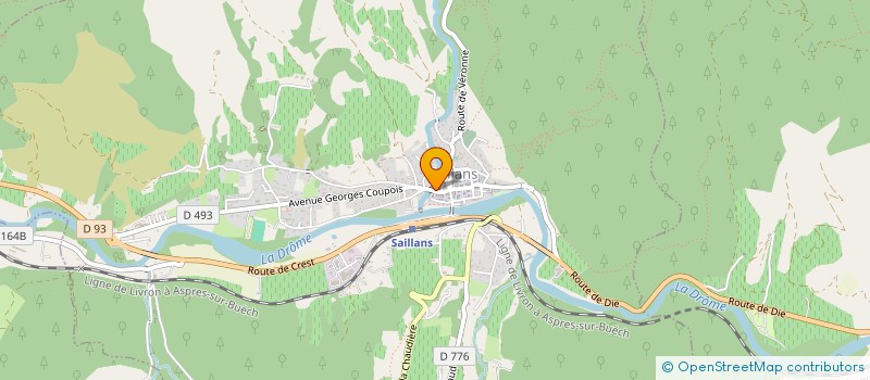 localisation de l'entreprise MADAME GABRIELLE CIMEN à SAILLANS
