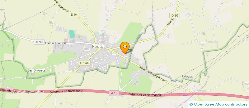 localisation de l'entreprise MADAME GABRIELLE COINTE  ROUTOT