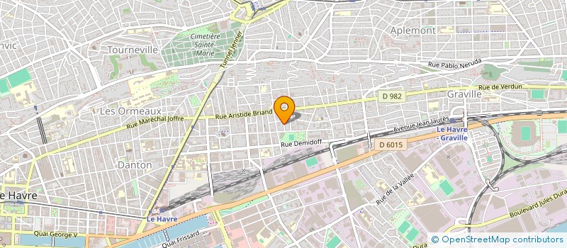 localisation de l'entreprise MADAME GABRIELLE CORBANESI  LE HAVRE