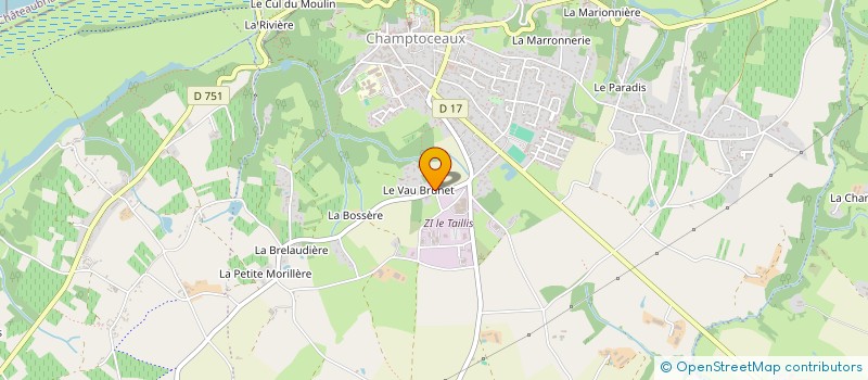 localisation de l'entreprise MADAME GABRIELLE CORBEL  OREE-D'ANJOU