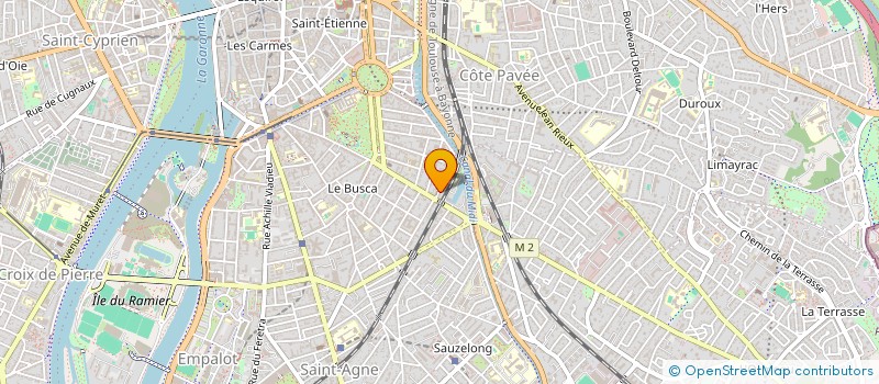 localisation de l'entreprise MADAME GABRIELLE COUBES  TOULOUSE