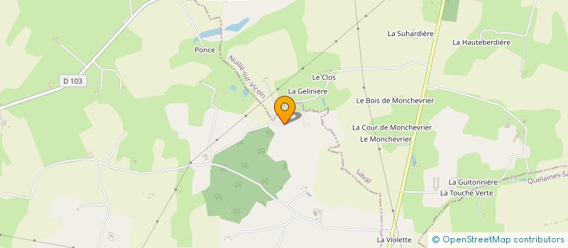 localisation de l'entreprise MADAME GABRIELLE COULON  COURBEVEILLE