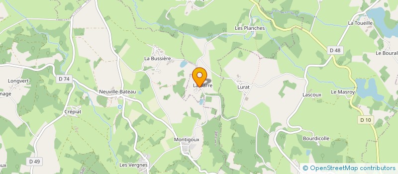 localisation de l'entreprise MADAME GABRIELLE COUTEAU à CHAMBORAND