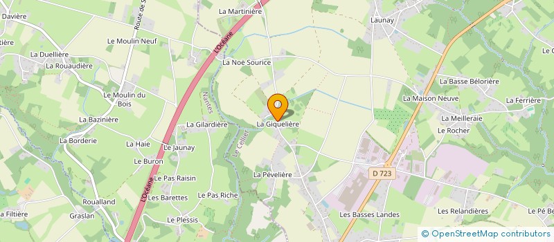 localisation de l'entreprise MADAME GABRIELLE CROLARD  LE CELLIER