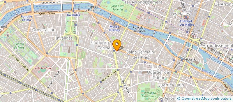 localisation de l'entreprise MADAME GABRIELLE DE LASSUS SAINT-GENIES  PARIS