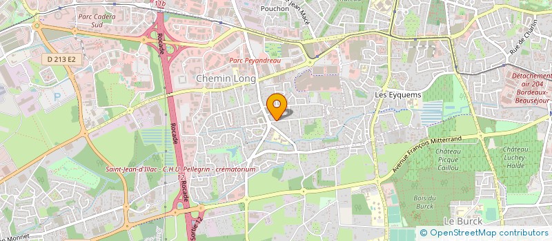 localisation de l'entreprise MADAME GABRIELLE DEGORCES  MERIGNAC