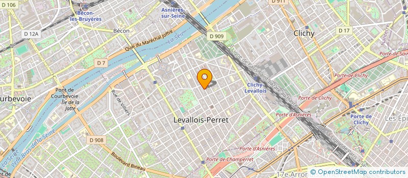localisation de l'entreprise MADAME GABRIELLE DESCAMPS à LEVALLOIS-PERRET