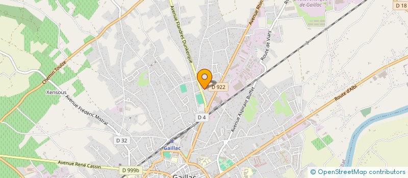 localisation de l'entreprise MADAME GABRIELLE DIEZ  GAILLAC