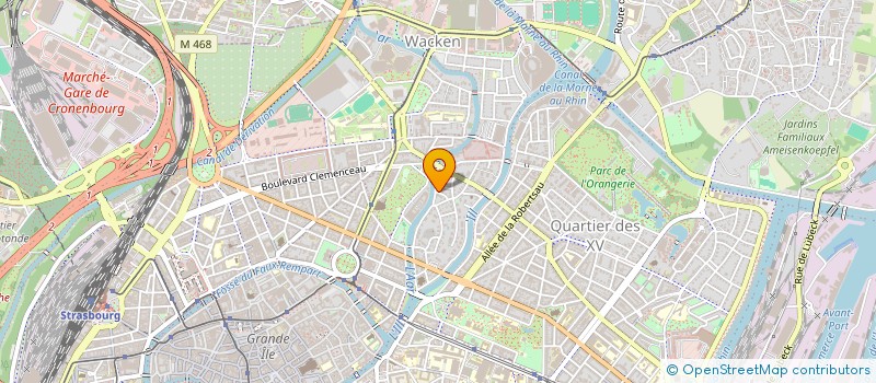 localisation de l'entreprise MADAME GABRIELLE DOUVIER à STRASBOURG