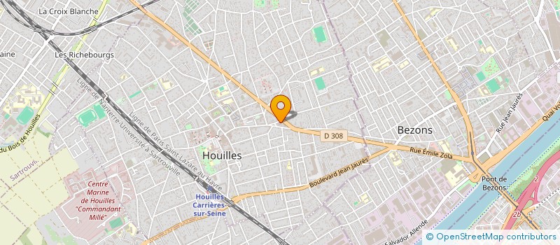 localisation de l'entreprise MADAME GABRIELLE DUBREUIL  HOUILLES