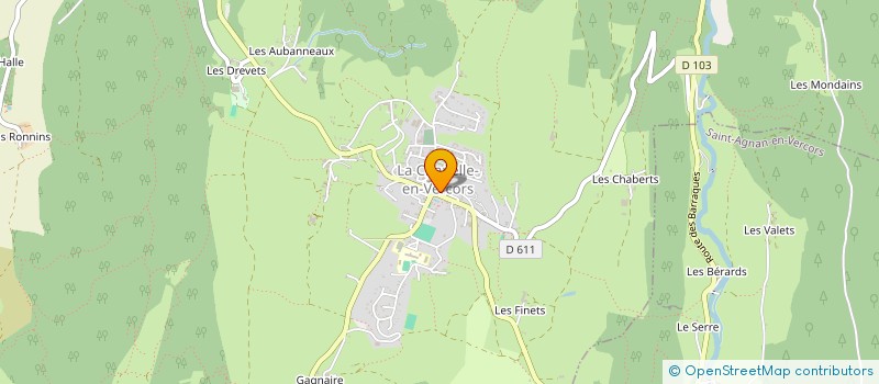 localisation de l'entreprise MADAME GABRIELLE ETTER à LA CHAPELLE-EN-VERCORS