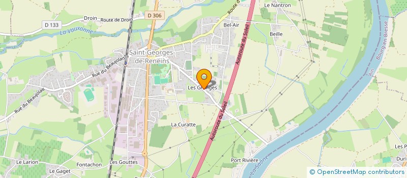 localisation de l'entreprise MADAME GABRIELLE FAUSSEMAGNE à SAINT-GEORGES-DE-RENEINS