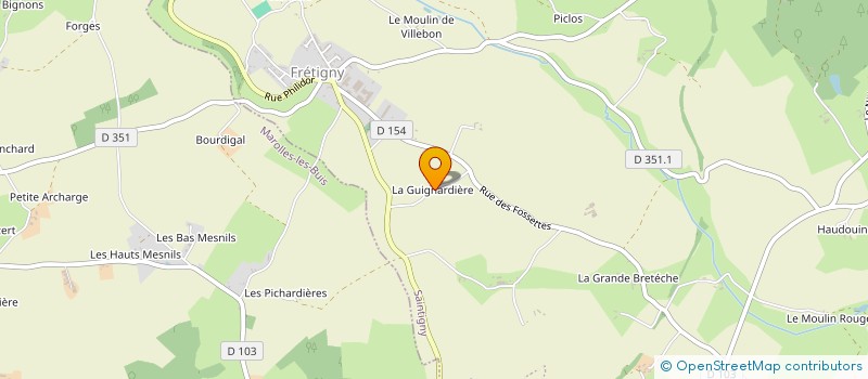 localisation de l'entreprise MADAME GABRIELLE FAUSTE à SAINTIGNY