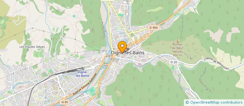 localisation de l'entreprise MADAME GABRIELLE FAYE à DIGNE-LES-BAINS