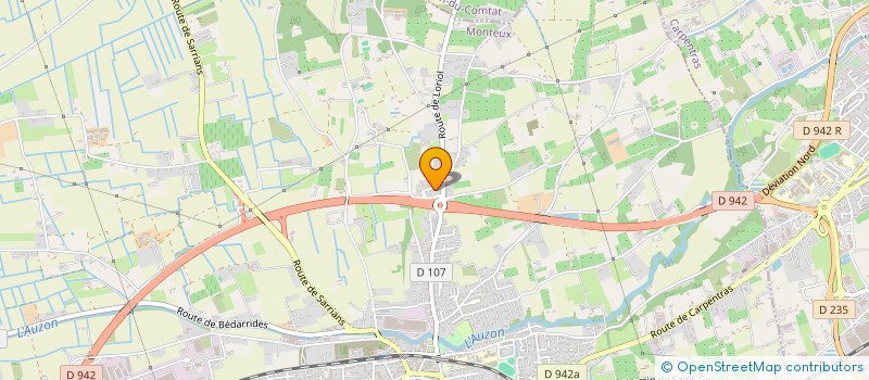 localisation de l'entreprise MADAME GABRIELLE FERNANDEZ  MONTEUX