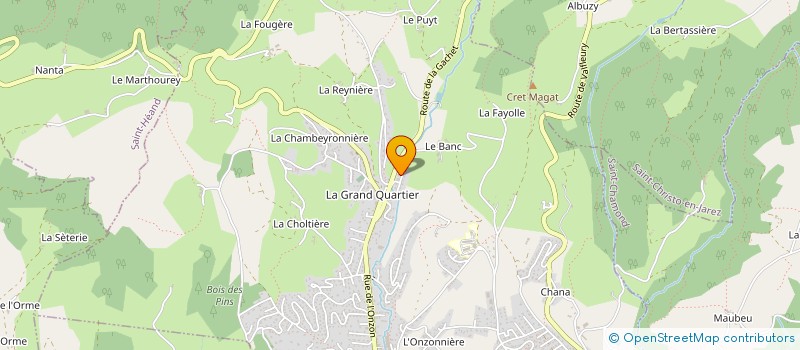 localisation de l'entreprise MADAME GABRIELLE FERNANDEZ  SORBIERS