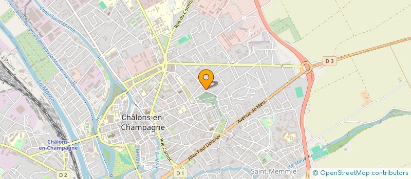 localisation de l'entreprise MADAME GABRIELLE FERREIRA à CHALONS-EN-CHAMPAGNE