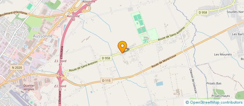 localisation de l'entreprise MADAME GABRIELLE FOLTIER  MONTAUBAN