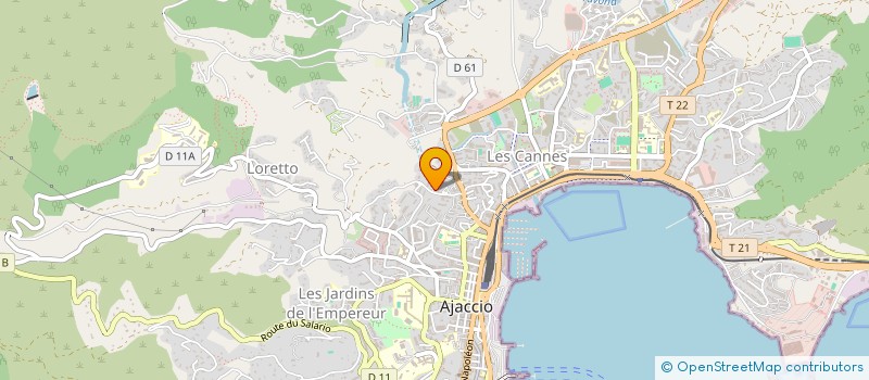 localisation de l'entreprise MADAME GABRIELLE GASCIARINO à AJACCIO