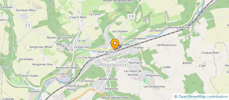 localisation de l'entreprise MADAME GABRIELLE GHEORGHE-DERUNIAN  PENCRAN