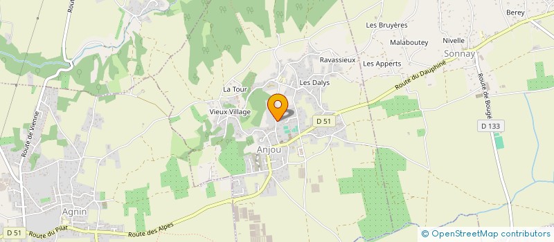 localisation de l'entreprise MADAME GABRIELLE GIRAUD  ANJOU