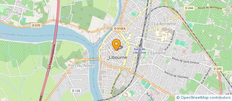 localisation de l'entreprise MADAME GABRIELLE GONTHIER à LIBOURNE