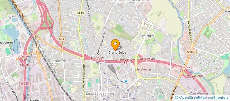 localisation de l'entreprise MADAME GABRIELLE GOUDIABY  TOULOUSE