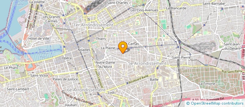 localisation de l'entreprise MADAME GABRIELLE GOUIN à MARSEILLE