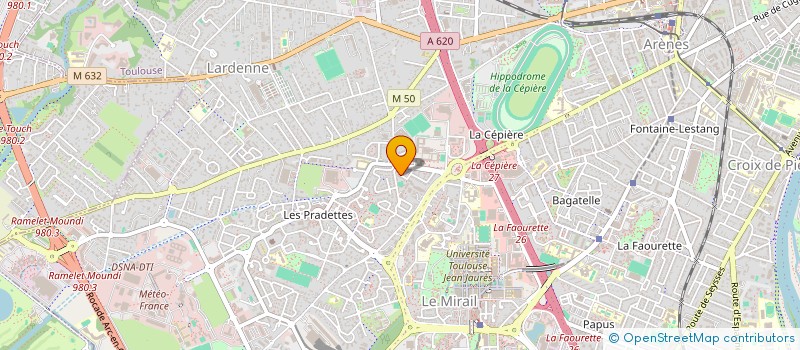localisation de l'entreprise MADAME GABRIELLE GRANDMAN  TOULOUSE