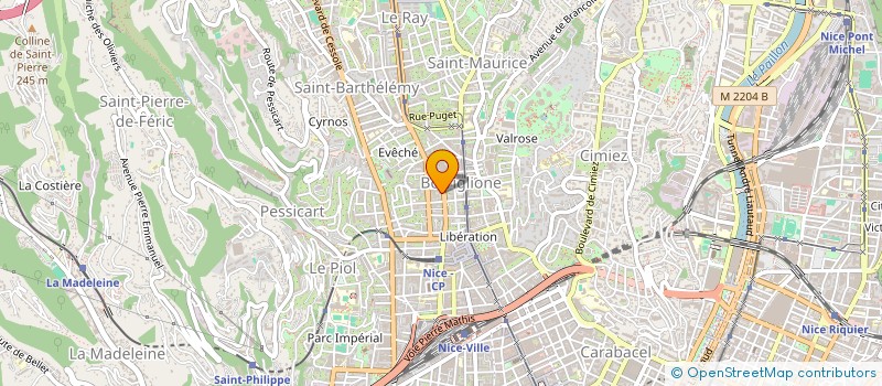 localisation de l'entreprise MADAME GABRIELLE GREGOIRE  NICE