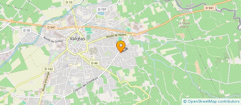 localisation de l'entreprise MADAME GABRIELLE GROSJEAN à VALREAS