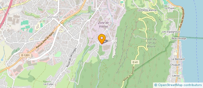 localisation de l'entreprise MADAME GABRIELLE GUICHERD à ANNECY