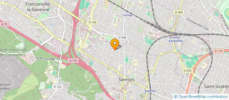 localisation de l'entreprise MADAME GABRIELLE GUITON  SANNOIS