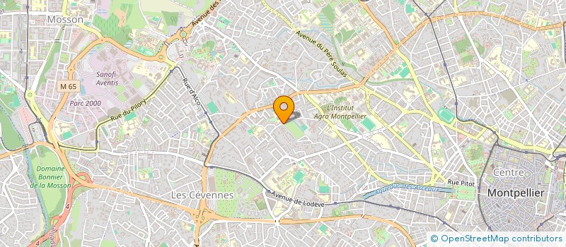 localisation de l'entreprise MADAME GABRIELLE HUBERT à MONTPELLIER