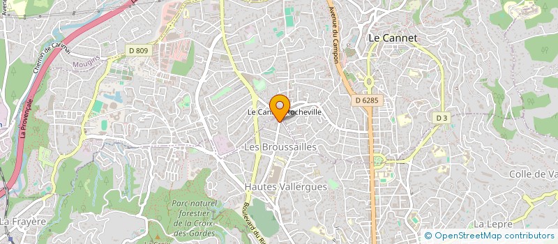localisation de l'entreprise MADAME GABRIELLE IANNIZZI à CANNES