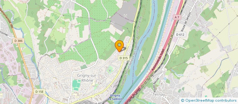 localisation de l'entreprise MADAME GABRIELLE IBLED  GRIGNY