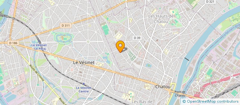 localisation de l'entreprise MADAME GABRIELLE JABARNIA à CHATOU