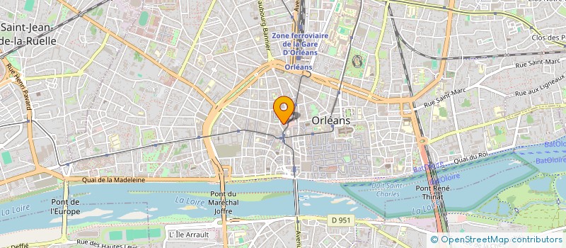 localisation de l'entreprise MADAME GABRIELLE LAGET  ORLEANS