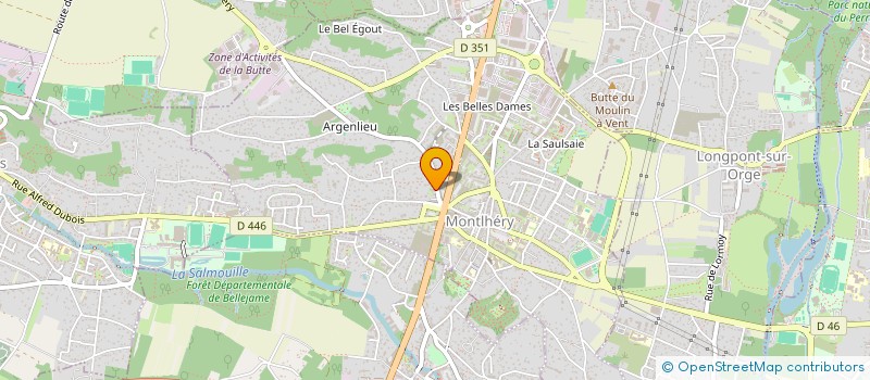 localisation de l'entreprise MADAME GABRIELLE LAIGNEL  MONTLHERY