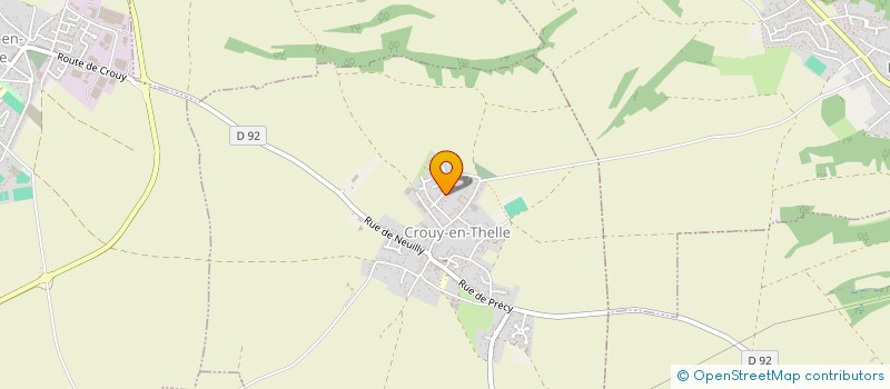 localisation de l'entreprise MADAME GABRIELLE LANSON  CROUY-EN-THELLE