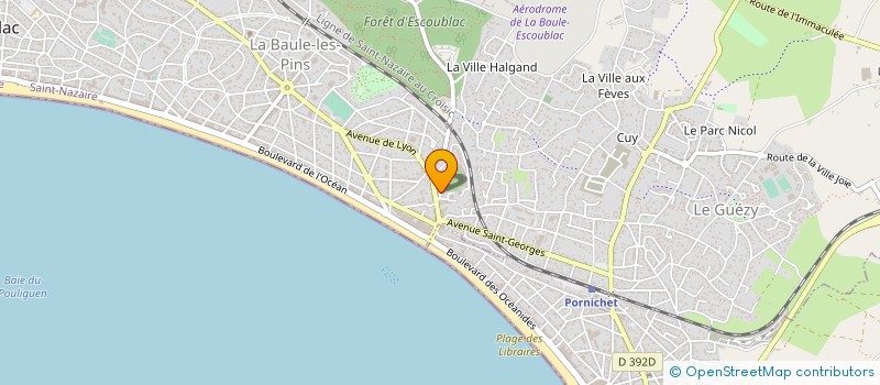 localisation de l'entreprise MADAME GABRIELLE LE BIHAN à LA BAULE-ESCOUBLAC
