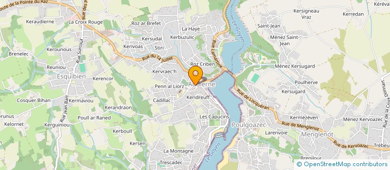 localisation de l'entreprise MADAME GABRIELLE LE GOFF  AUDIERNE