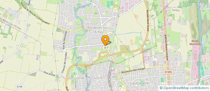 localisation de l'entreprise MADAME GABRIELLE LEFRANC  BORDERES-SUR-L'ECHEZ