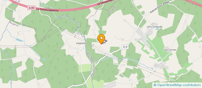 localisation de l'entreprise MADAME GABRIELLE LETANG  MINZAC