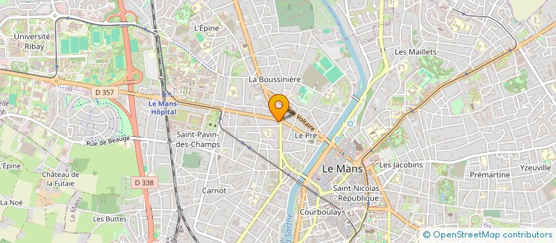 localisation de l'entreprise MADAME GABRIELLE LEZE  LE MANS