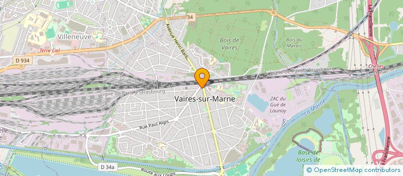 localisation de l'entreprise MADAME GABRIELLE LONGUET  VAIRES-SUR-MARNE