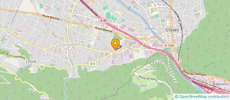 localisation de l'entreprise MADAME GABRIELLE LOULELIS ROCH  MONT-SAXONNEX