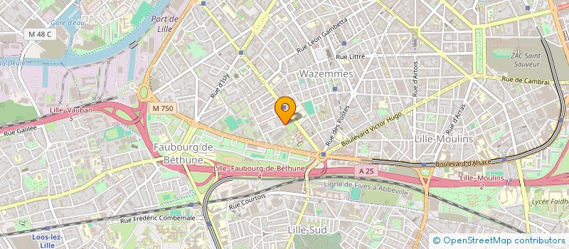 localisation de l'entreprise MADAME GABRIELLE MALFILATRE à LILLE