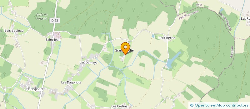 localisation de l'entreprise MADAME GABRIELLE MARGES  POUILLY-SUR-LOIRE